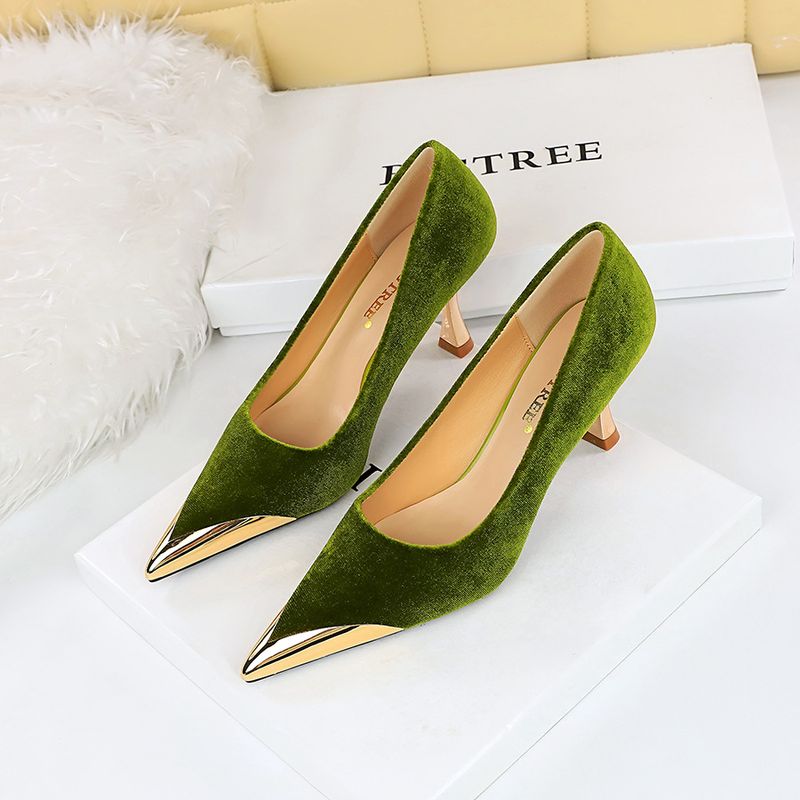 Sculptural Heel Pumps
