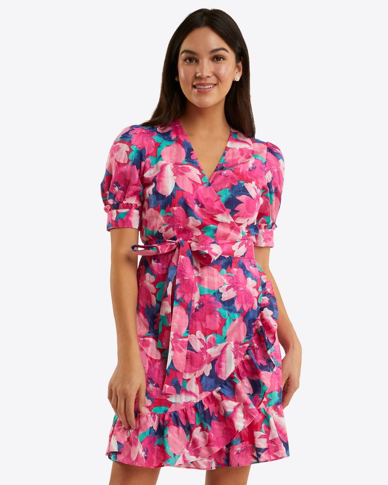 Cotton Wrap Dress