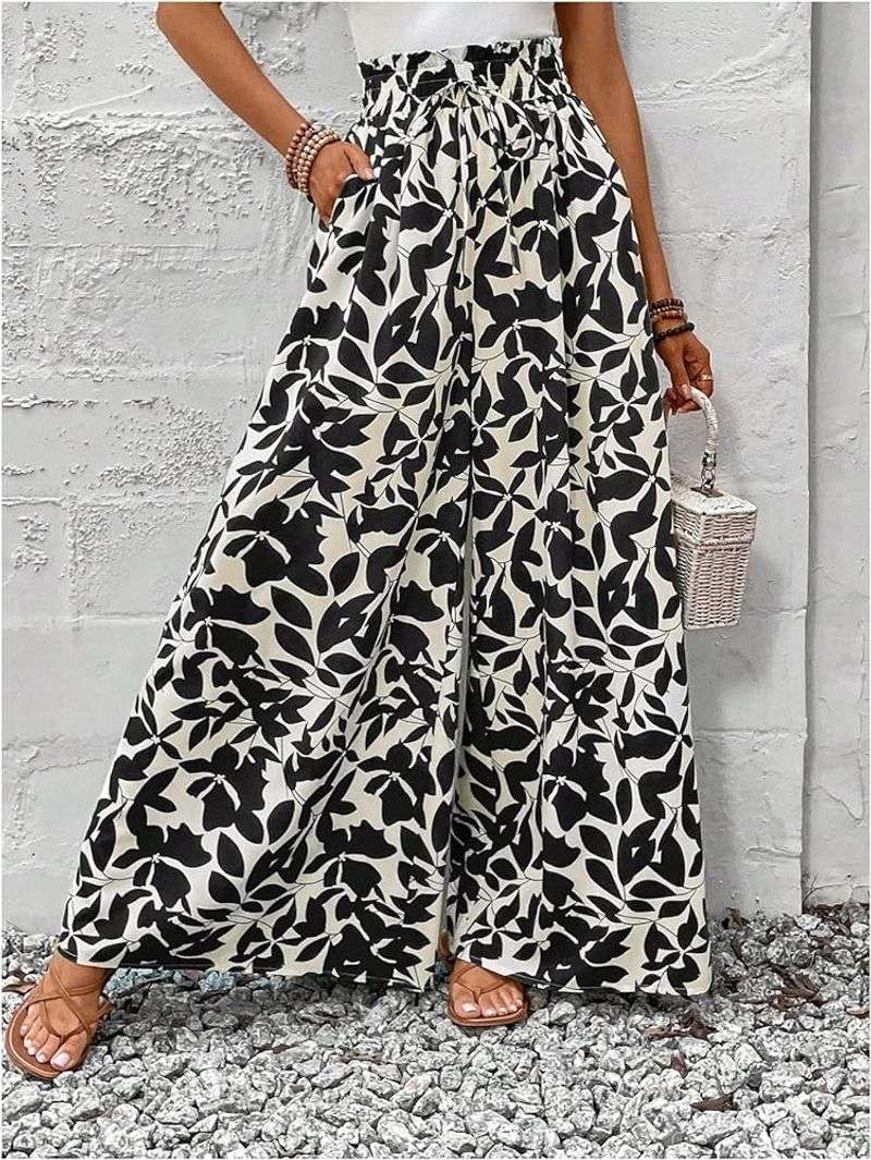 Printed Palazzo Pants