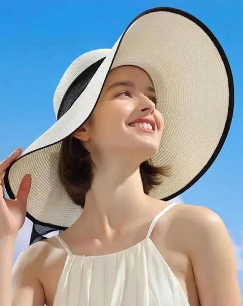 Wide-Brimmed Sun Hat