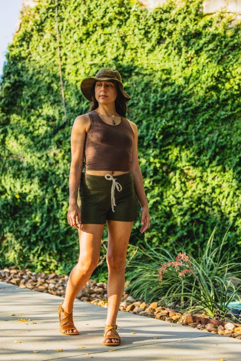 Cotton Drawstring Shorts