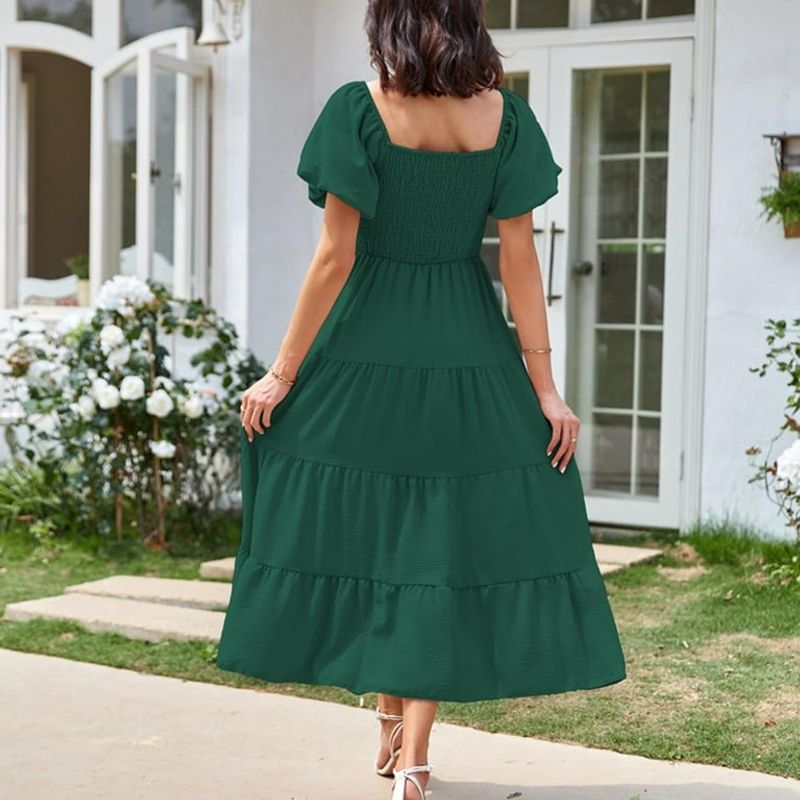 Tiered Midi Sundress