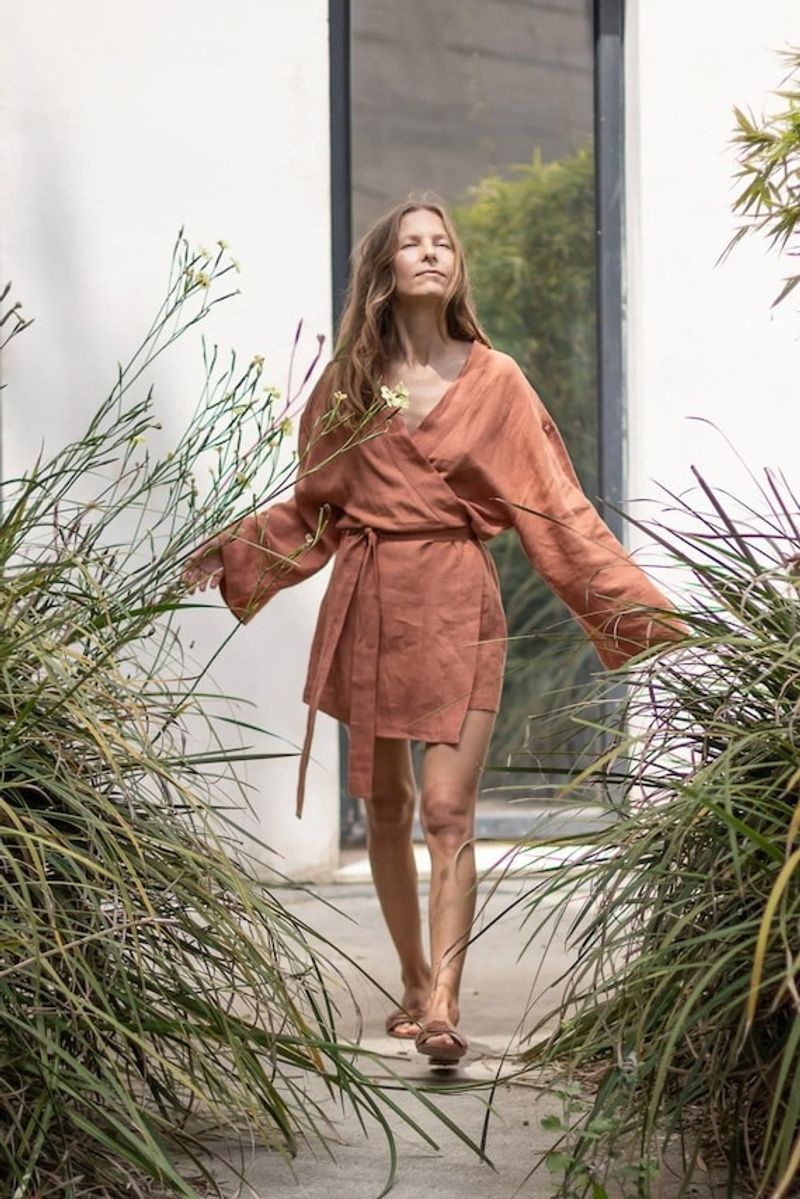 Linen Kimono Cardigan