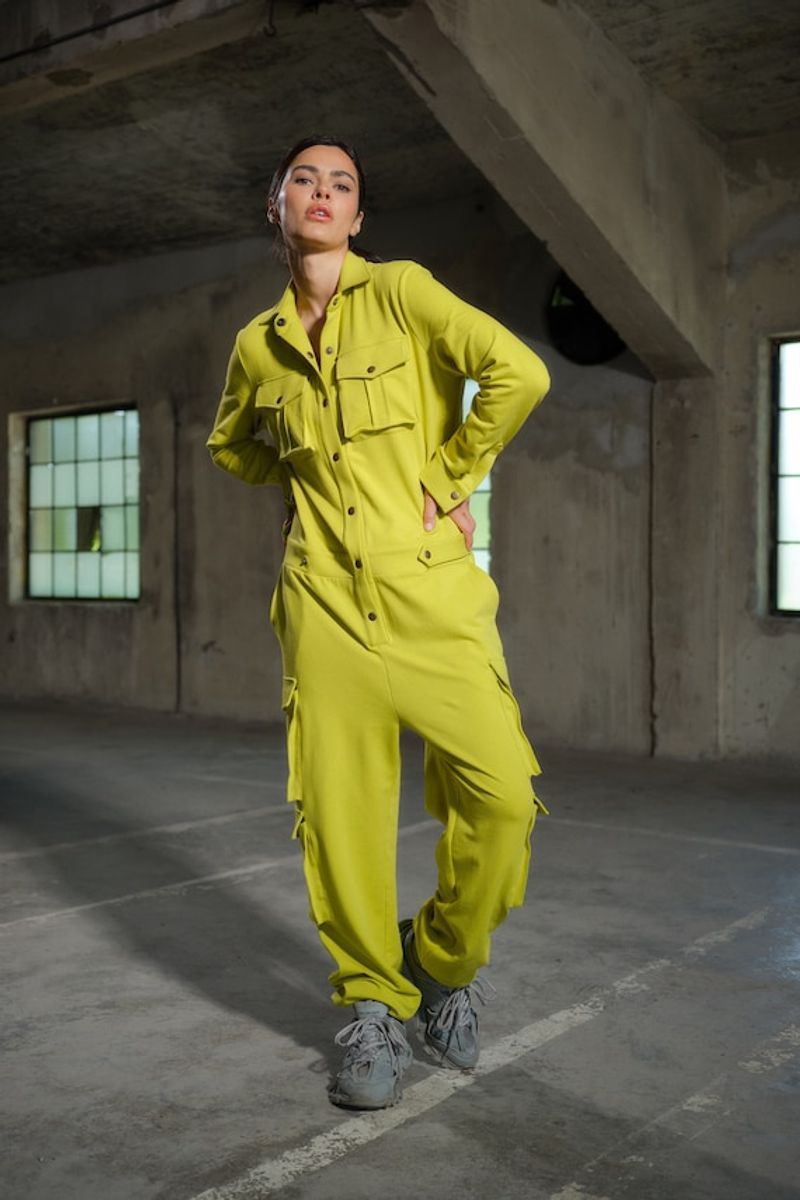 Linen Utility Jumpsuit