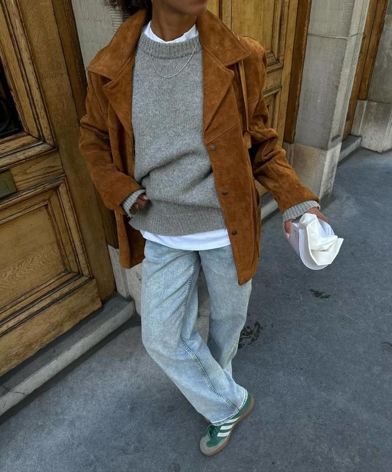 Soft Suede Jacket with Premium Basics