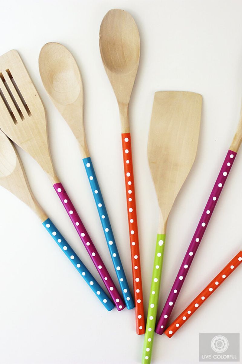 Decorated Kitchen Spoons