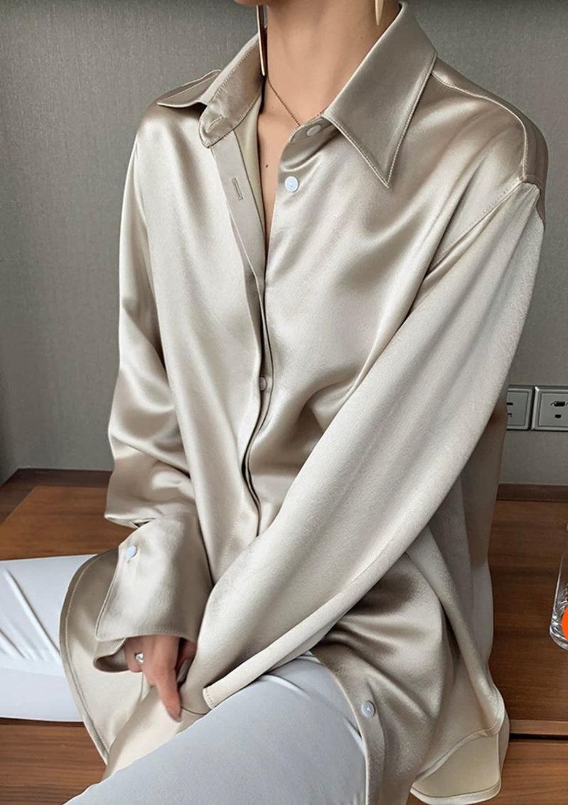 Satin Blouse Sophistication