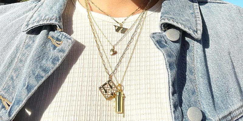 Layered Necklace Detail