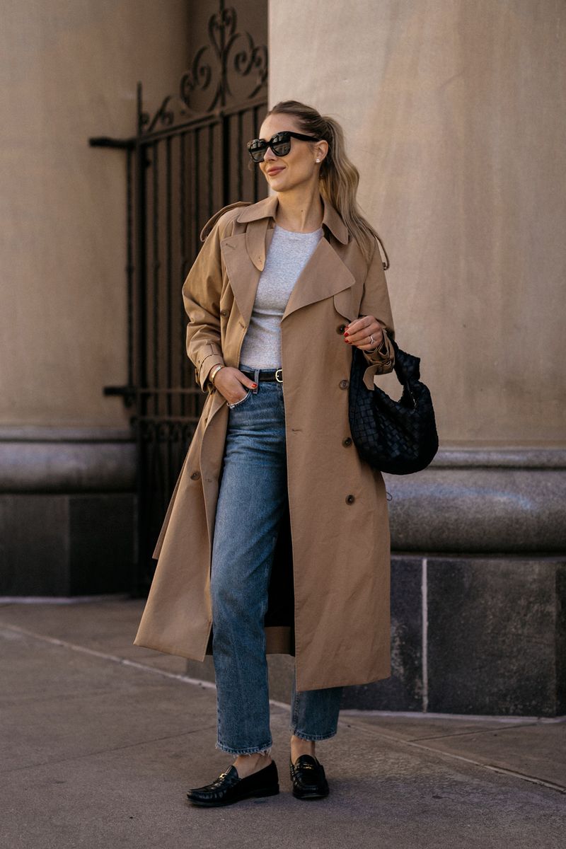 Loafers with Trench Coats