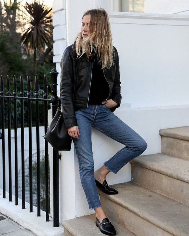 Loafers with Leather Jackets