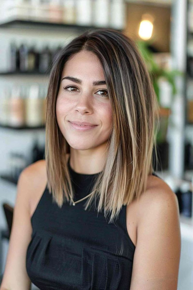Blunt Mid-Length Cut