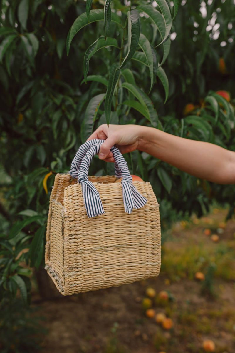 Structured Straw Bag