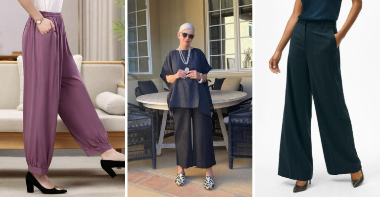 Luxe-Looking Relaxation: 16 Pants For Women Over 60 That Are So Comfortable