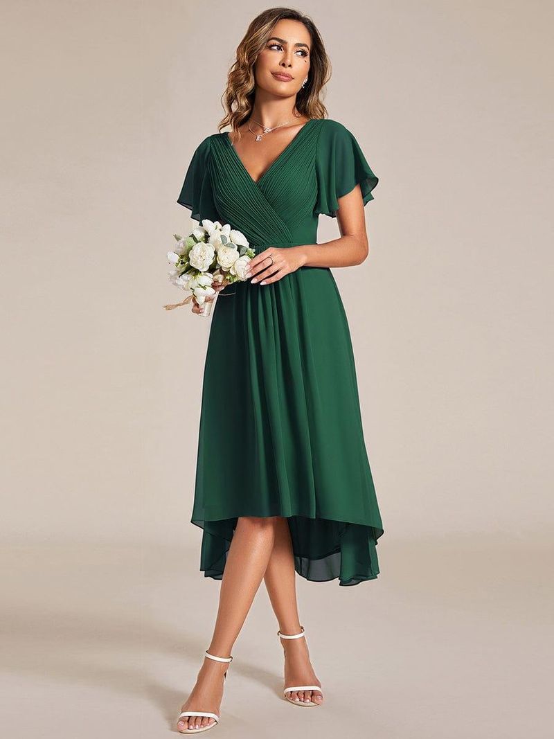 Asymmetrical Hemline Dress