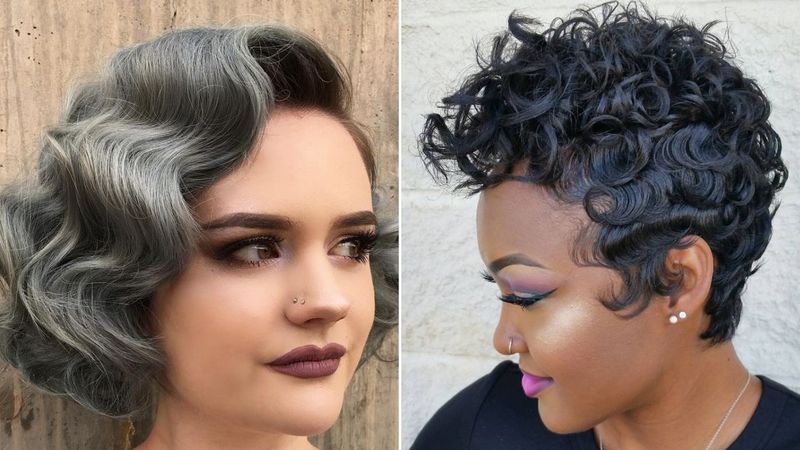 Ondas de dedos vintage