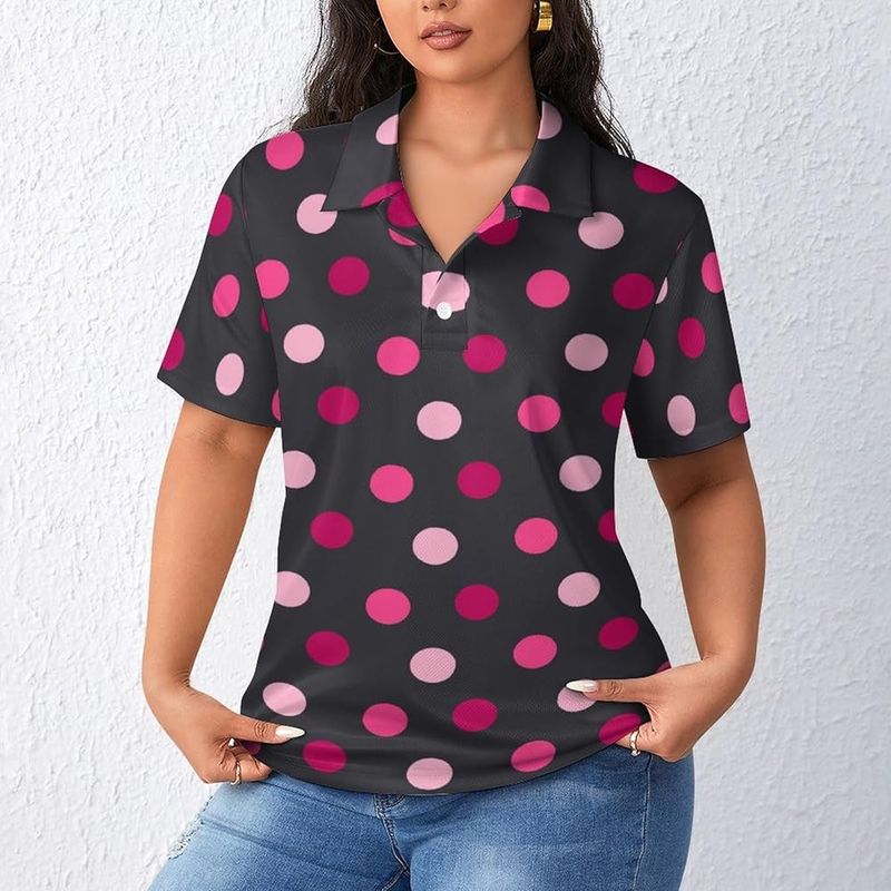 Quirky Polka Dot Polo