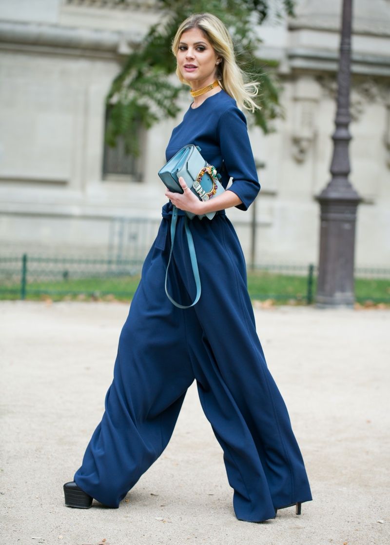 Loose Jumpsuit With Statement Belt