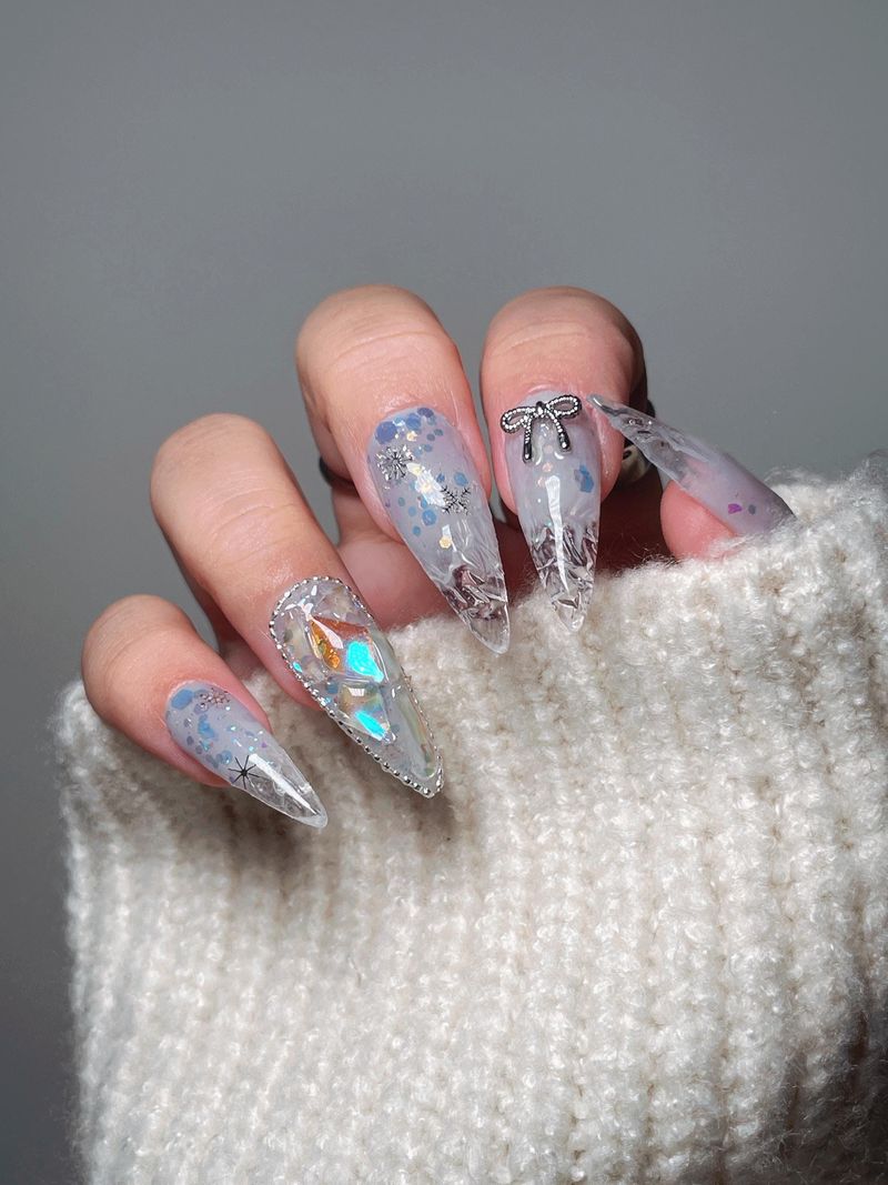 Iridescent Icicle Tips