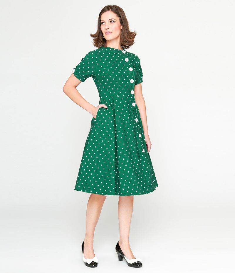 Button-Front Vintage Charm