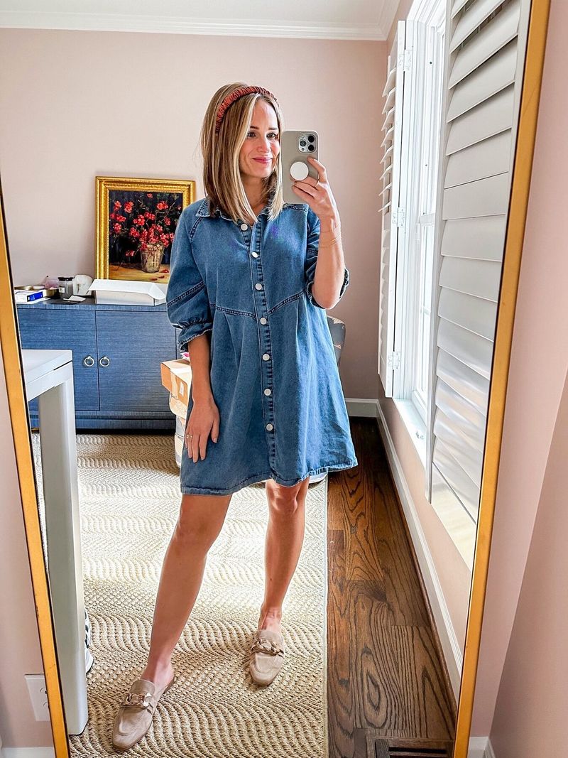 Denim Shirt Dress