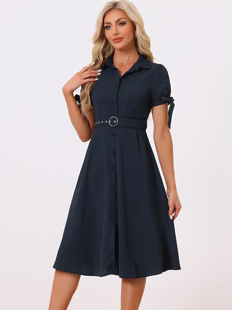 Shirt Dresses with Belts