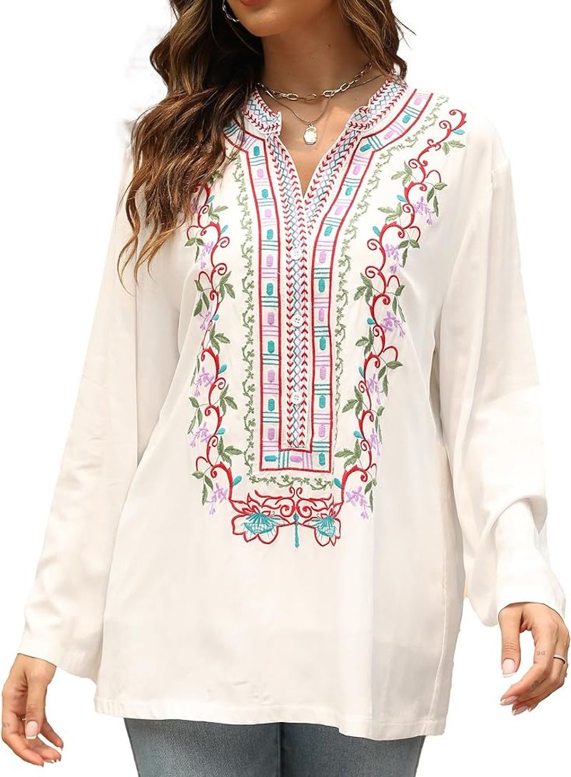 Bohemian Embroidered Tunic