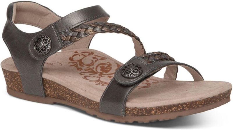Aetrex Women's Jillian Quarter Strap Sandal