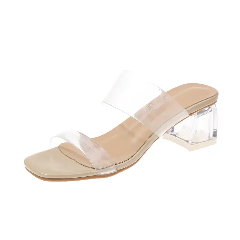 Clear Vinyl Kitten Heels