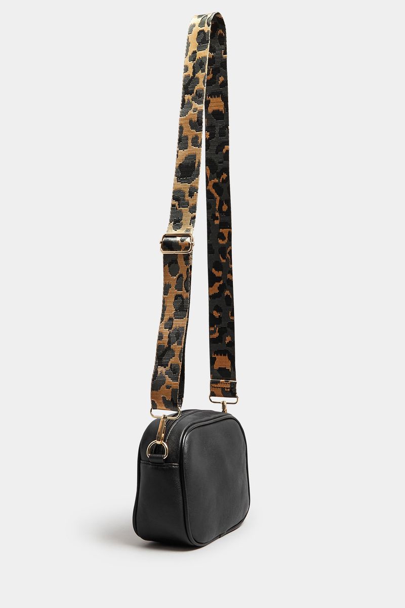 Animal Print Kitten Heels and Minimal Crossbody