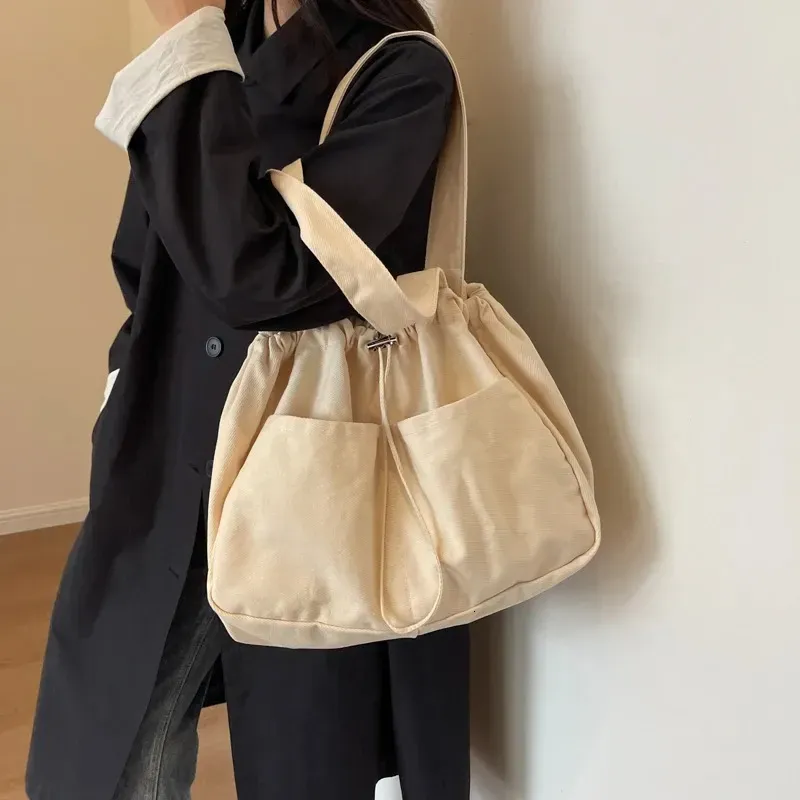 Drawstring Bucket Bag