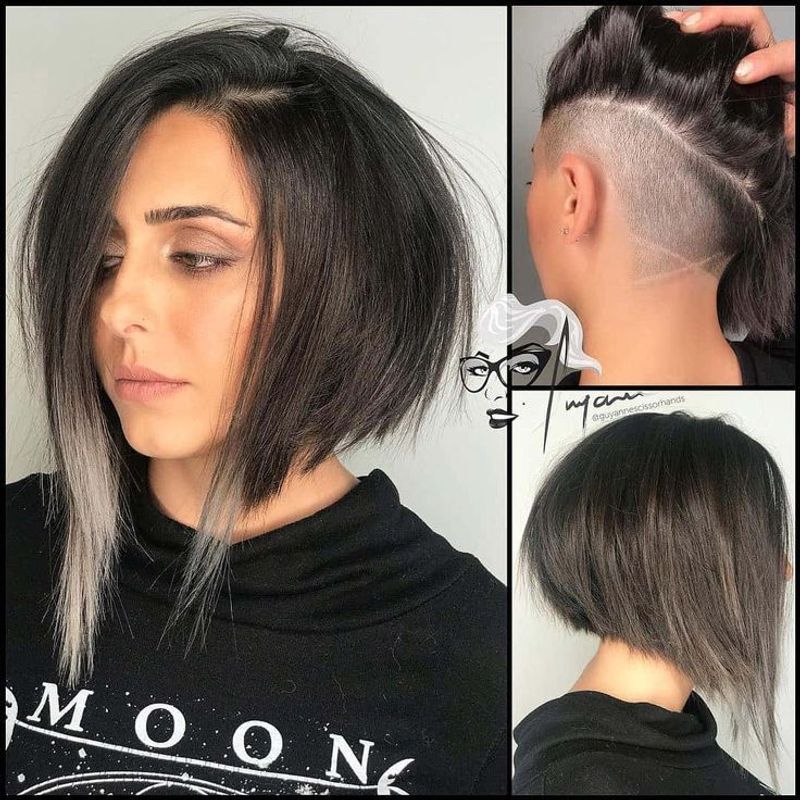 Blunt Cut with Hidden Undercut