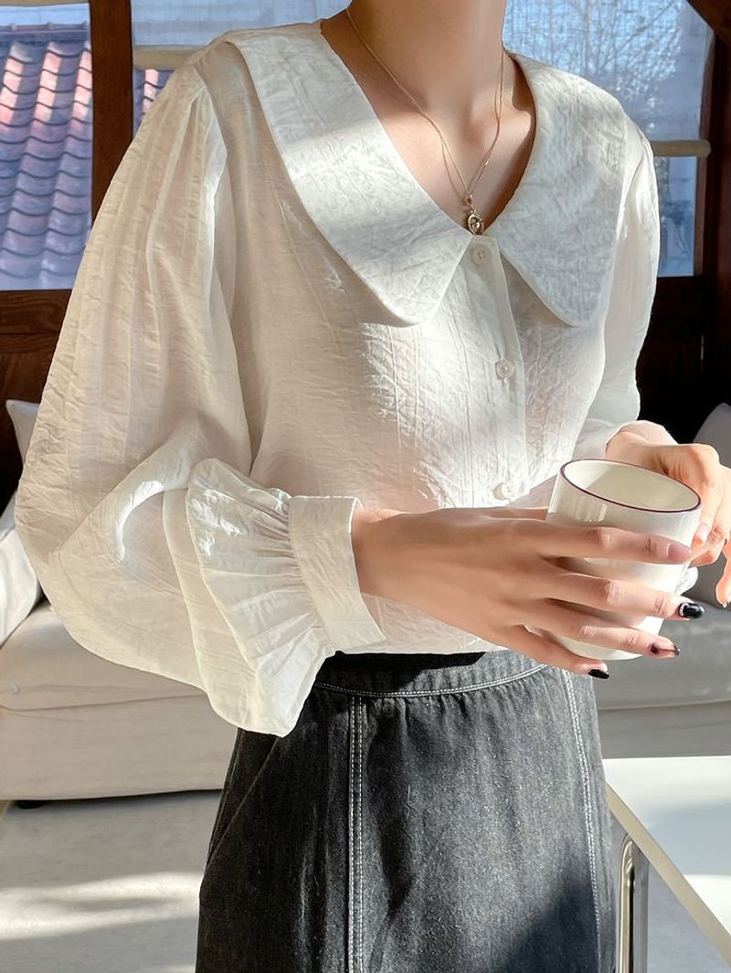 Statement Sleeve Blouse