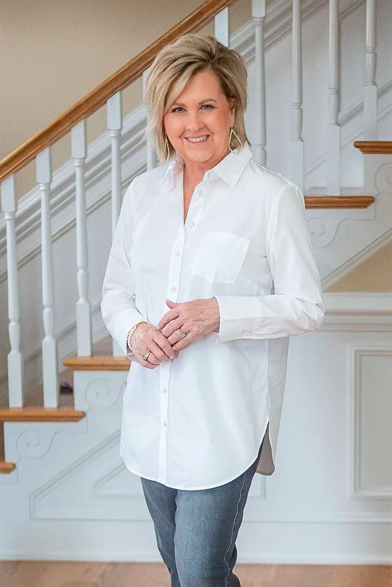 Elevated Jeans & White Shirt