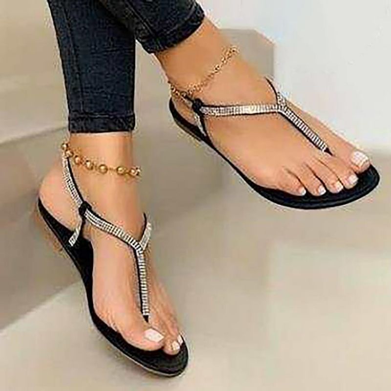 Embellished Flip-Flops for Evening Wear