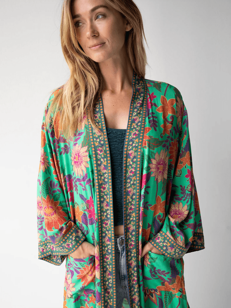Bright Floral Kimono