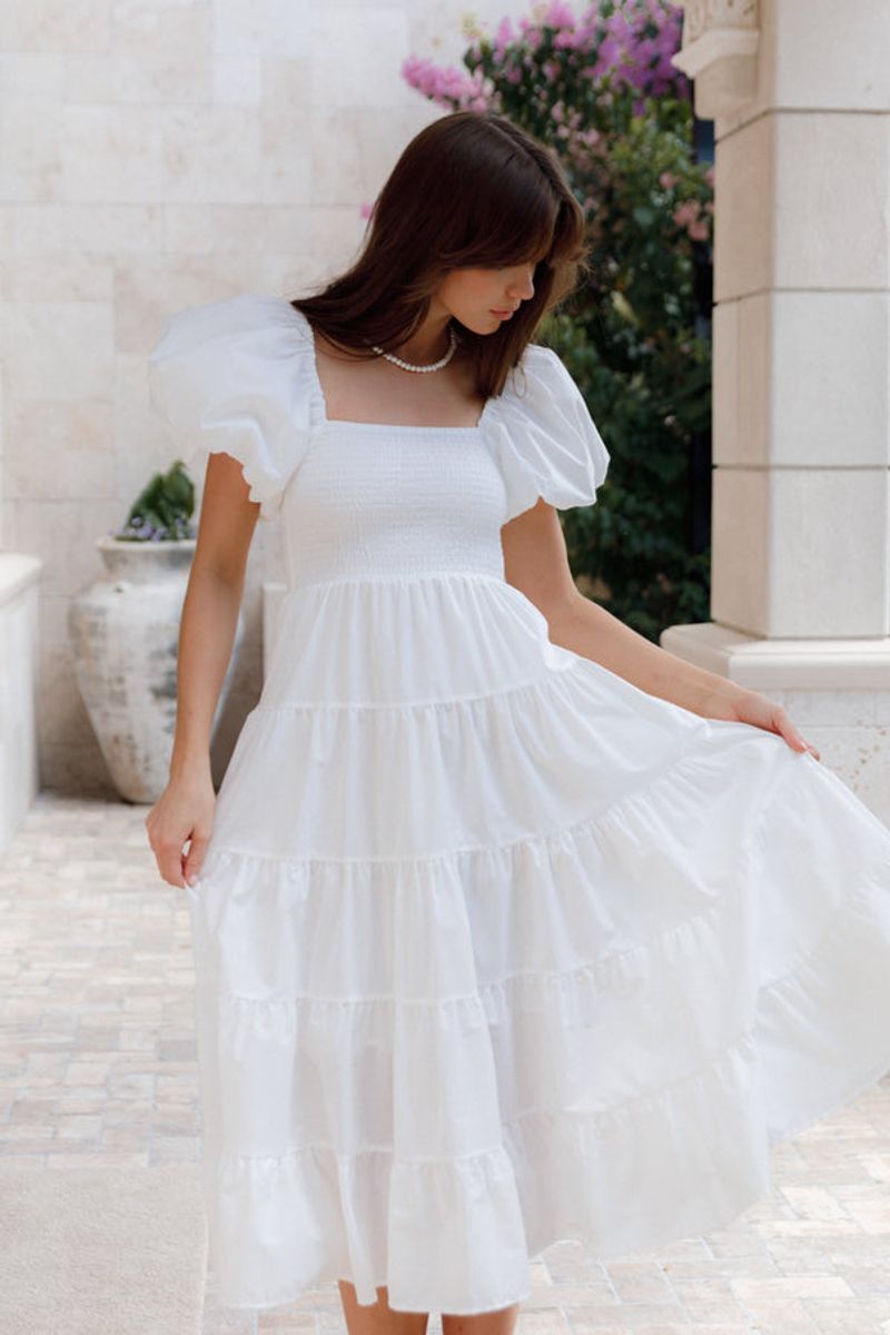 Ruffled Romantic Midi