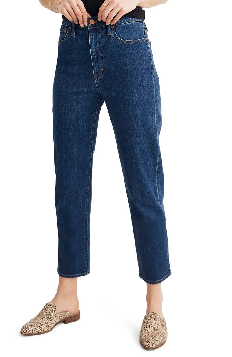 Tapered Leg Jeans