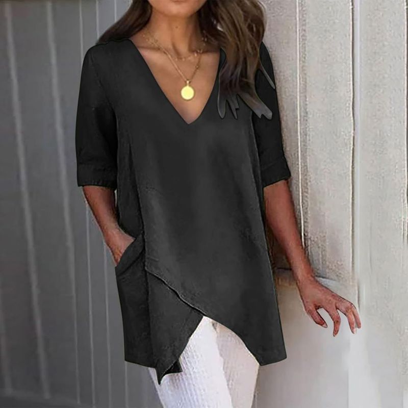 Asymmetrical Hemline Top