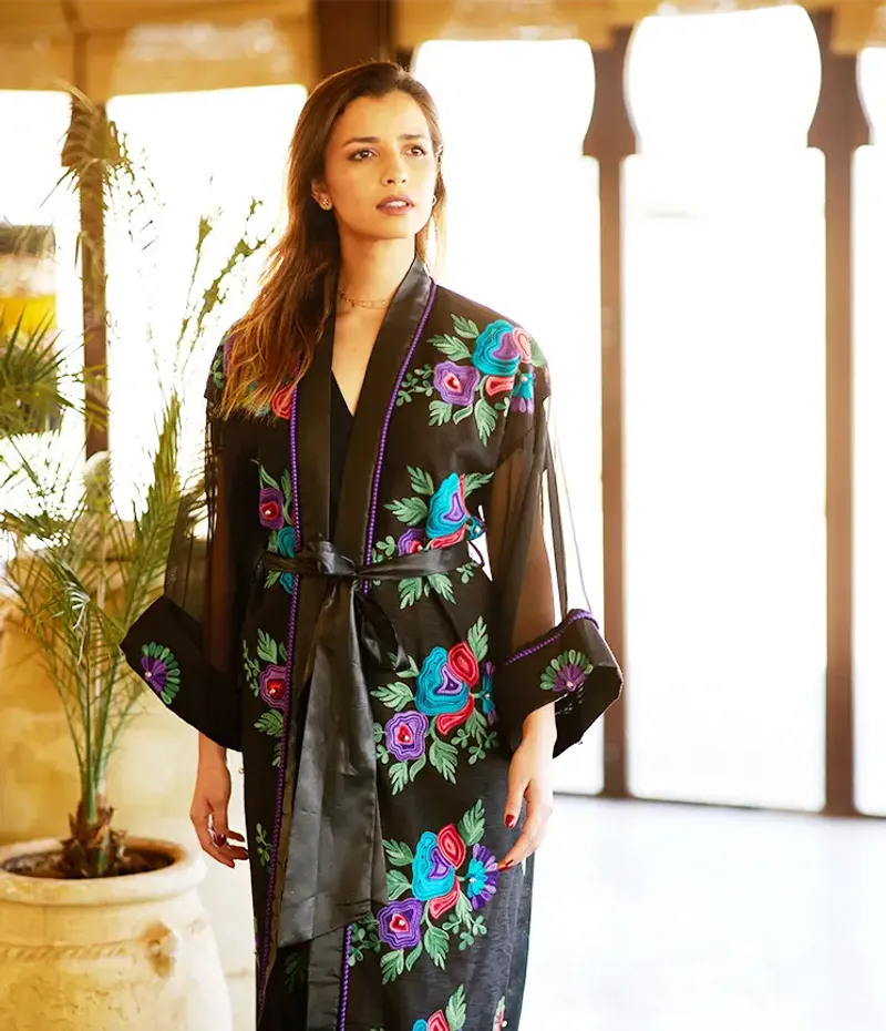 Embroidered Kimono