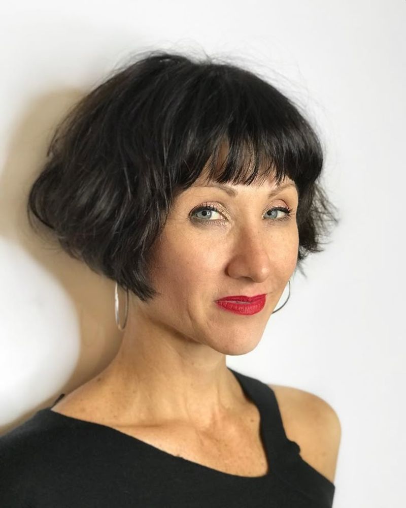 Classic Bob with Micro-Bangs