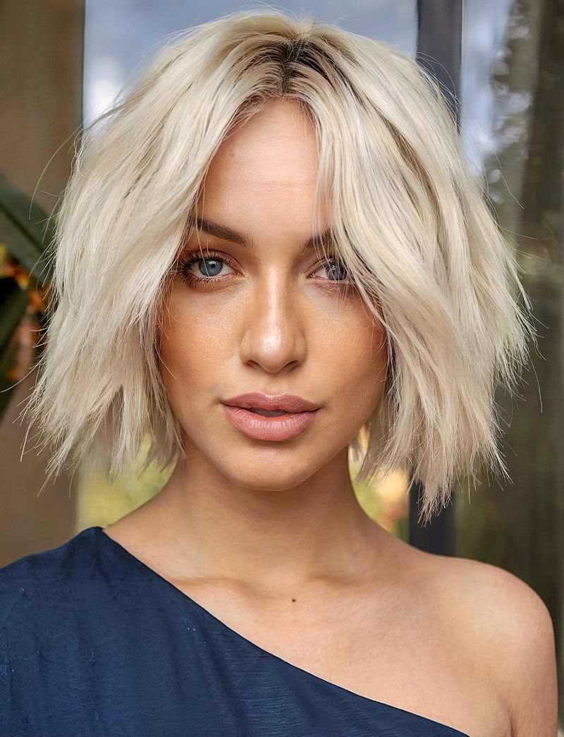 Choppy Chin-Length Bob