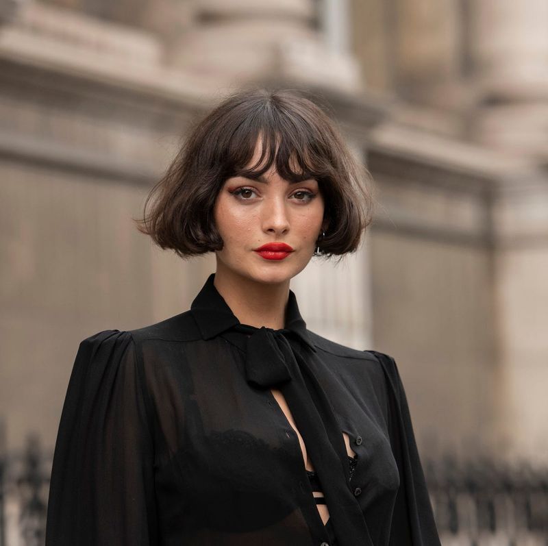 Chin-Length French Bob