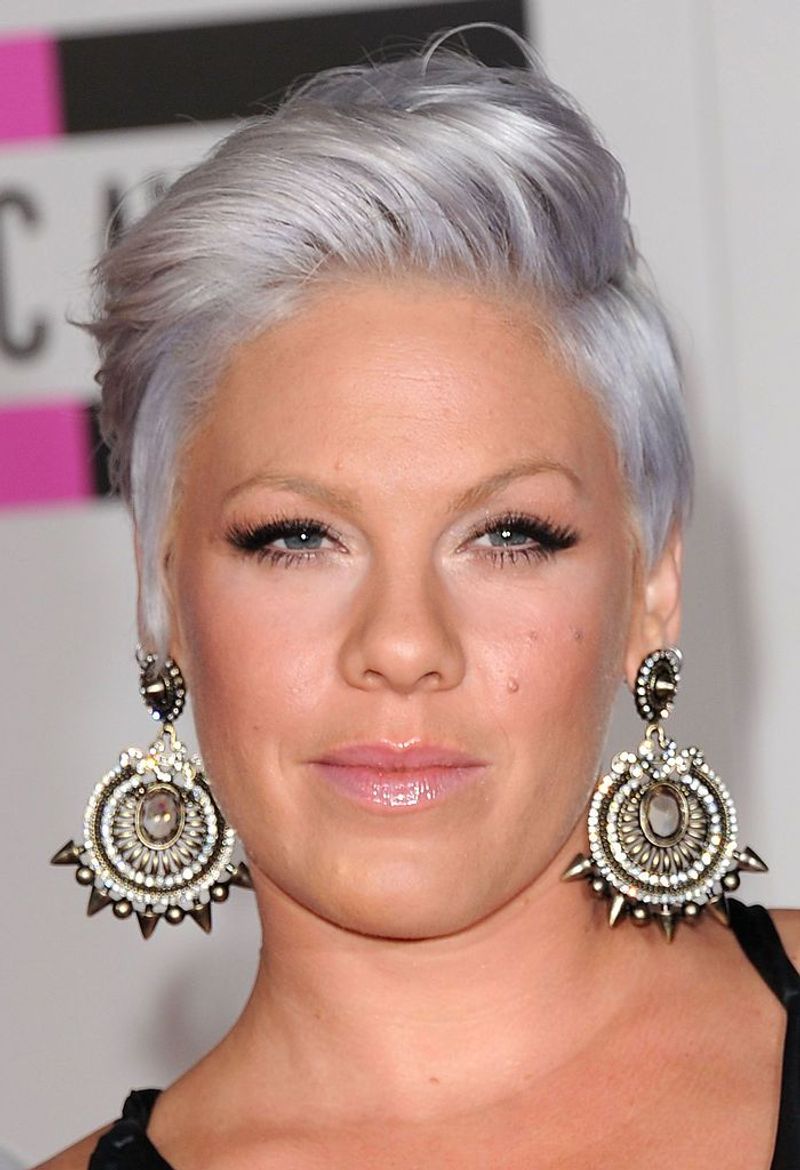 Slicked-Back Pompadour