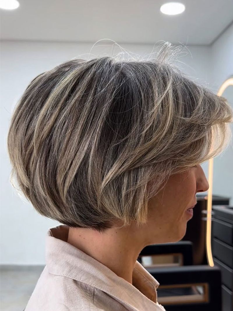 Graduated Bob with Soft Layers