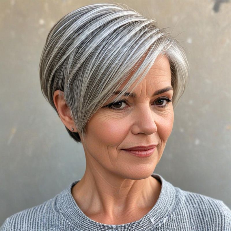 BONUS: Silver Pixie with Undercut