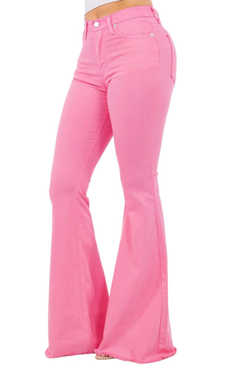 Colored Denim In Neon Shades