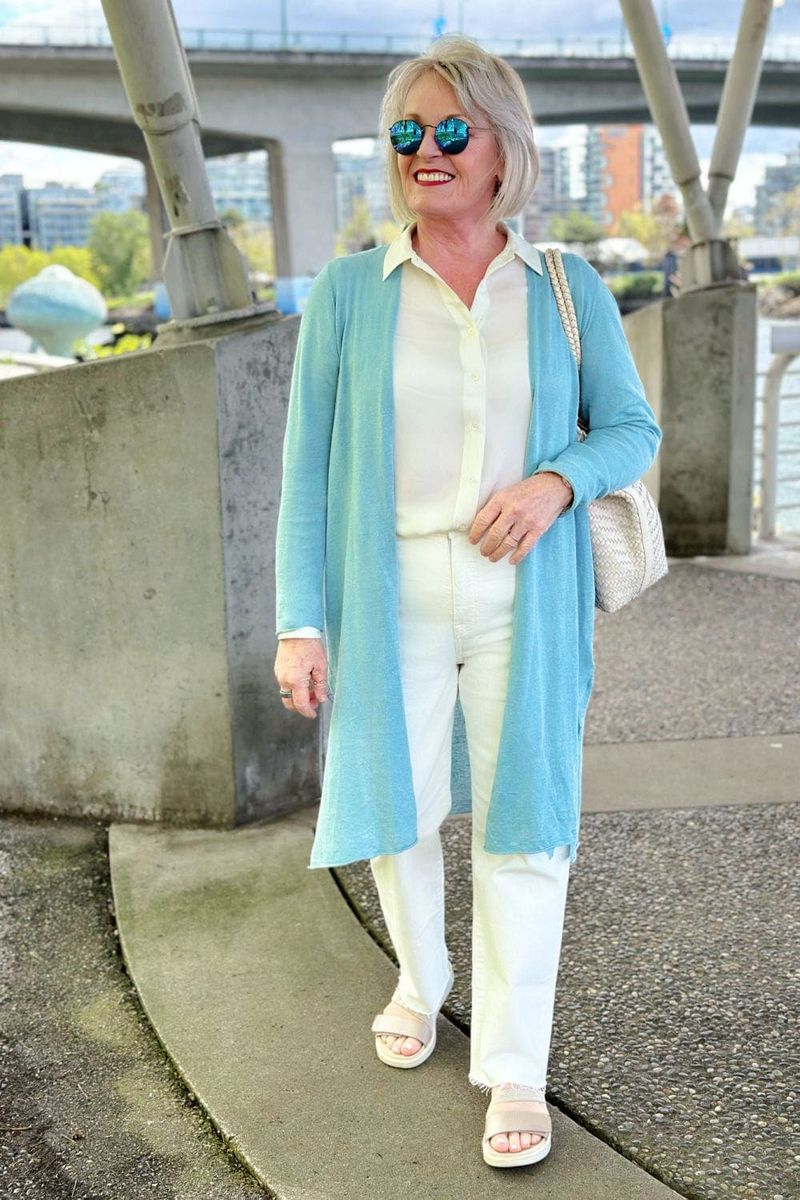 The Perfect White Button-Down with Slim Trousers