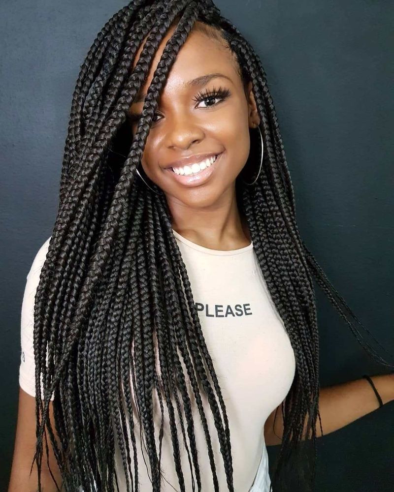 Elegant Box Braids