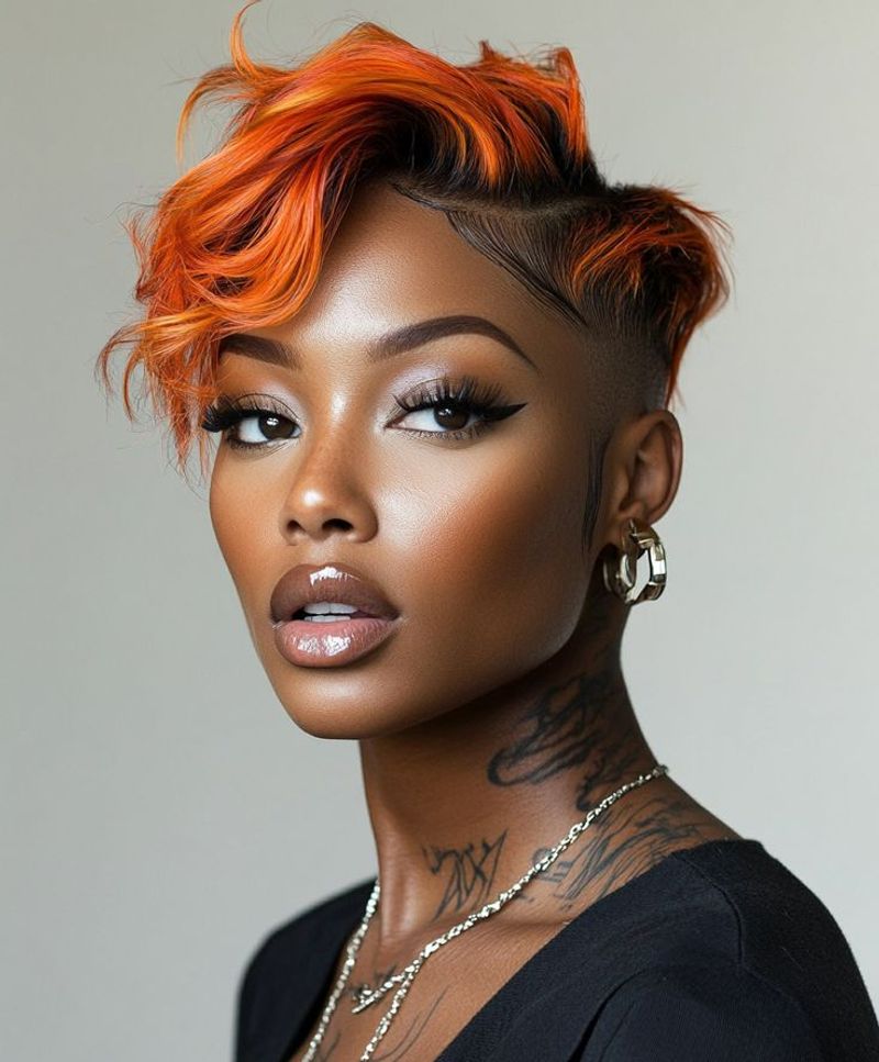 Undercut Pixie with Soft Waves