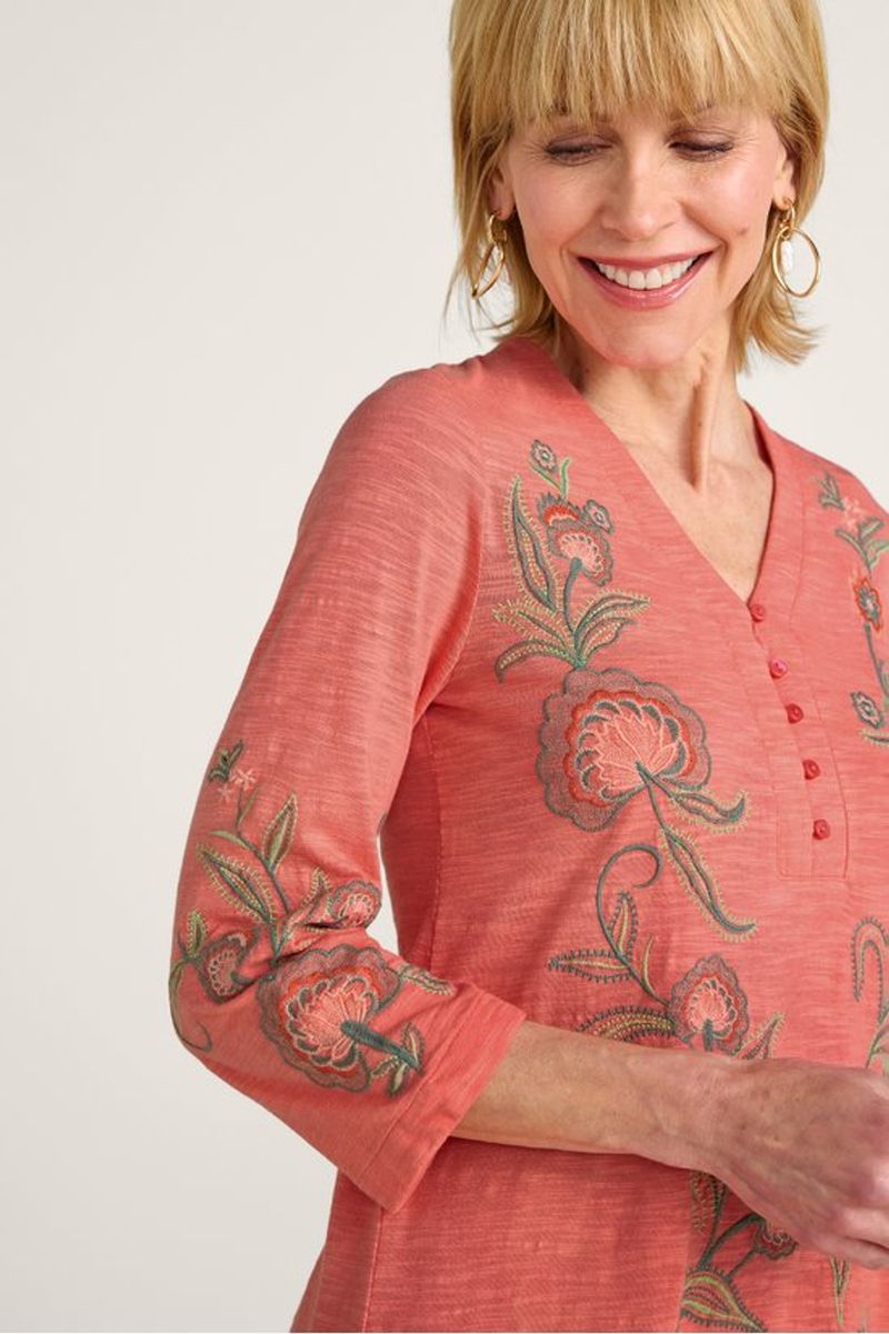 Embroidered Cotton Tunic
